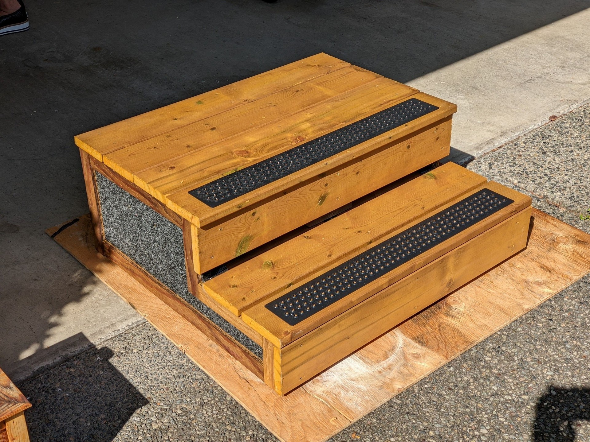 Custom Sturdy Steps for Recreational Property